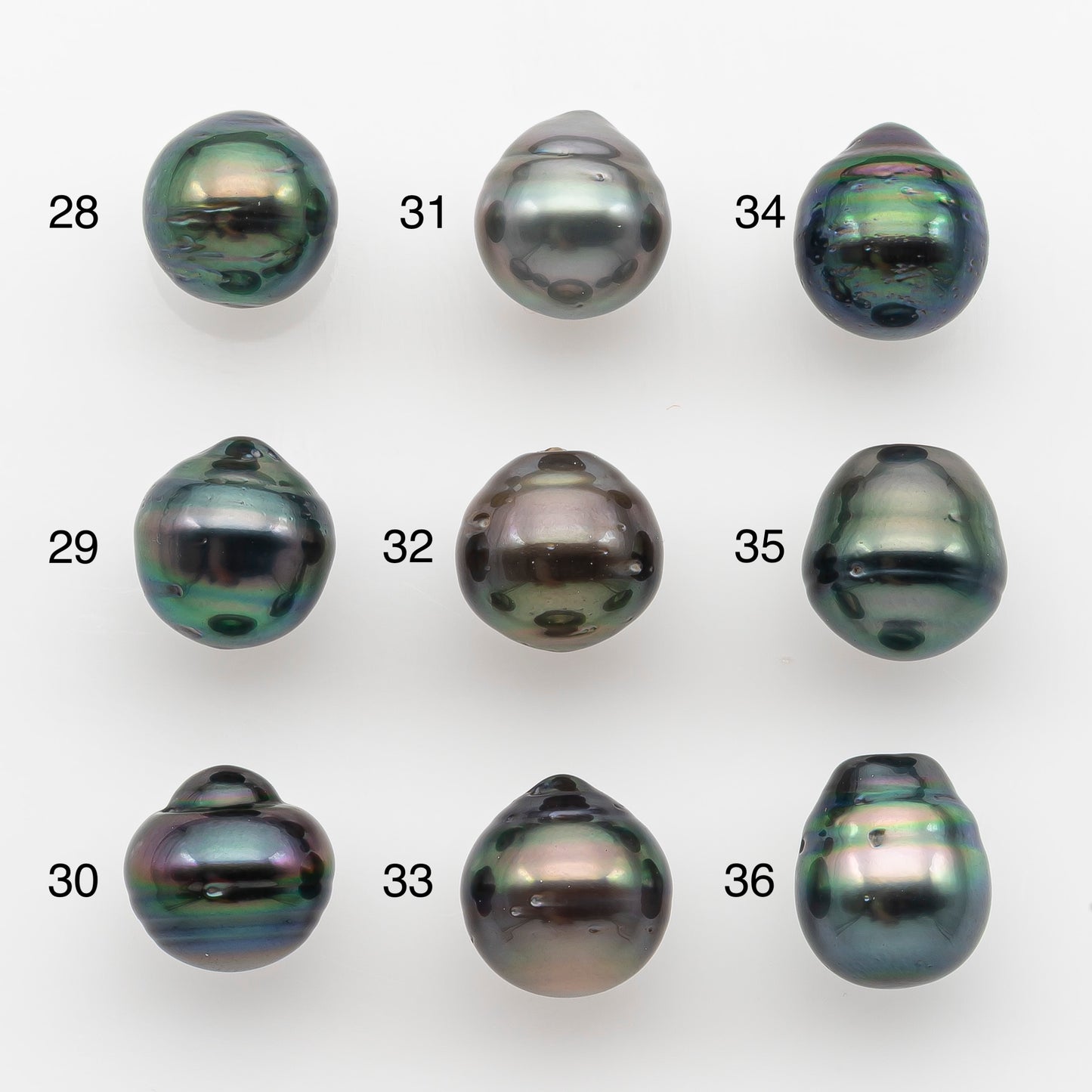10-11mm Tahitian Pearl, Loose Undrilled with High Luster and for Jewelry Making, SKU # 2746TH