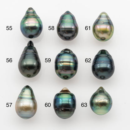 10-11mm Tahitian Pearl, Loose Undrilled with High Luster and for Jewelry Making, SKU # 2746TH