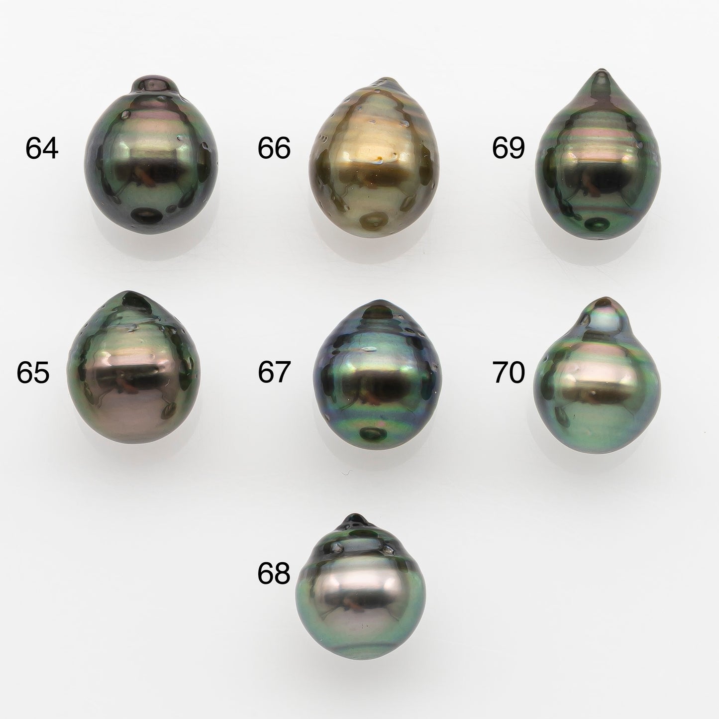 10-11mm Tahitian Pearl, Loose Undrilled with High Luster and for Jewelry Making, SKU # 2746TH