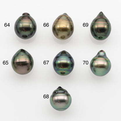 10-11mm Tahitian Pearl, Loose Undrilled with High Luster and for Jewelry Making, SKU # 2746TH