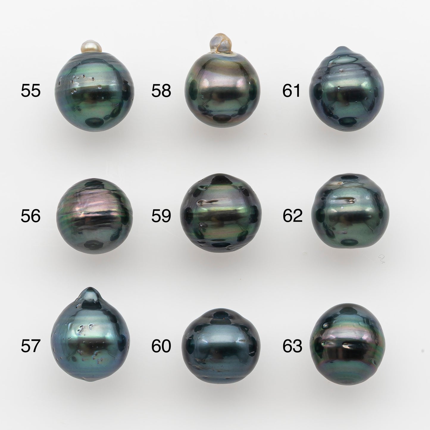 10-11mm Tahitian Pearl, Loose Undrilled with High Luster and for Jewelry Making, SKU # 2747TH