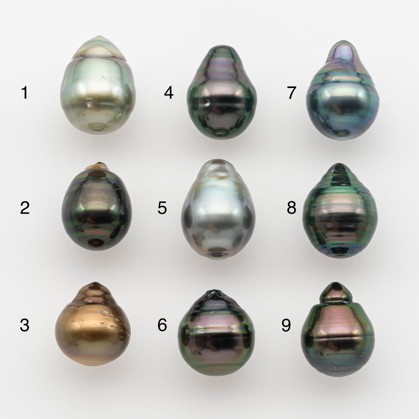 10-11mm Tahitian Pearl, Loose Undrilled with High Luster and for Jewelry Making, SKU # 2748TH