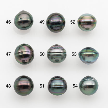 10-11mm Tahitian Pearl, Loose Undrilled with High Luster and for Jewelry Making, SKU # 2748TH
