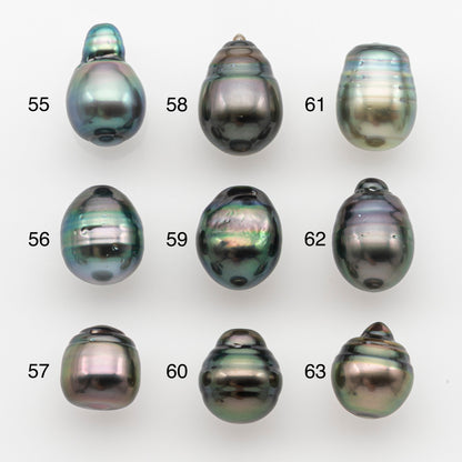10-11mm Tahitian Pearl, Loose Undrilled with High Luster and for Jewelry Making, SKU # 2748TH