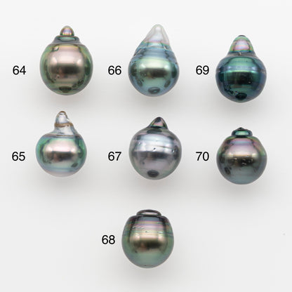 10-11mm Tahitian Pearl, Loose Undrilled with High Luster and for Jewelry Making, SKU # 2748TH