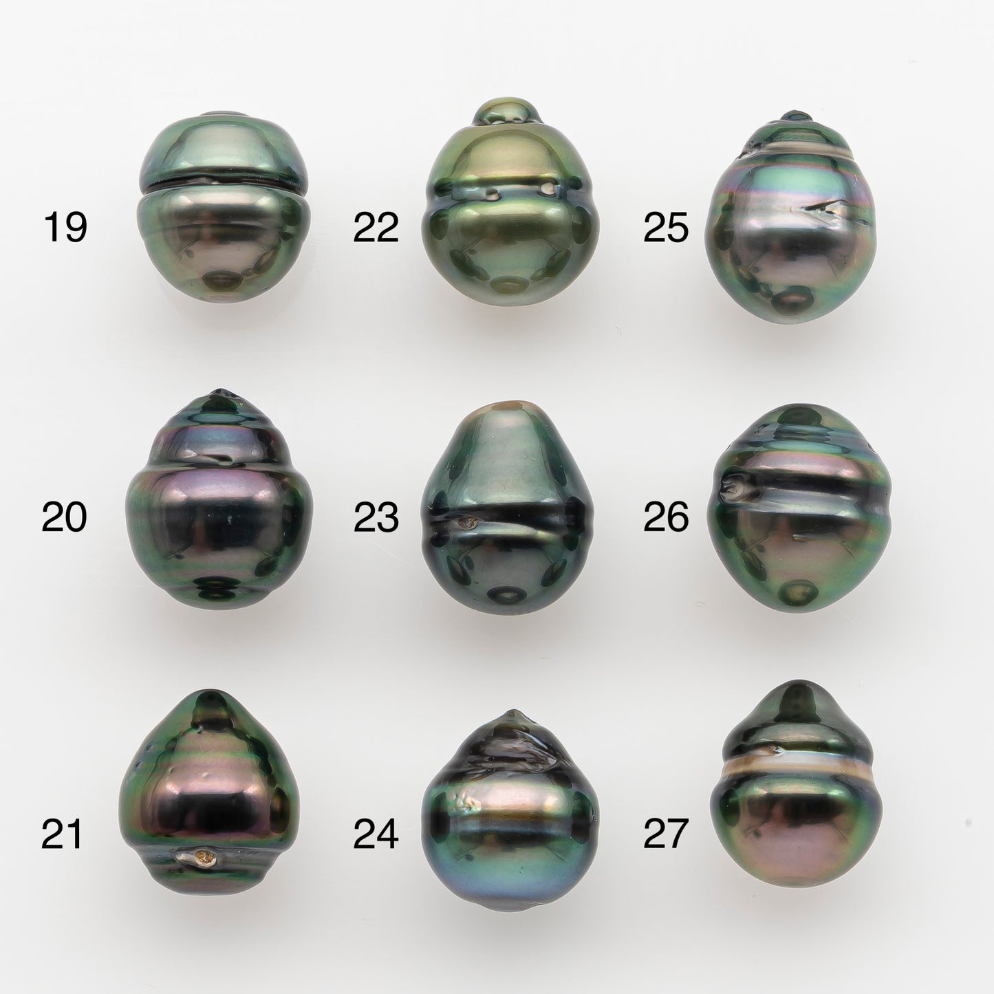 10-11mm Tahitian Pearl, Loose Undrilled with High Luster and for Jewelry Making, SKU # 2749TH