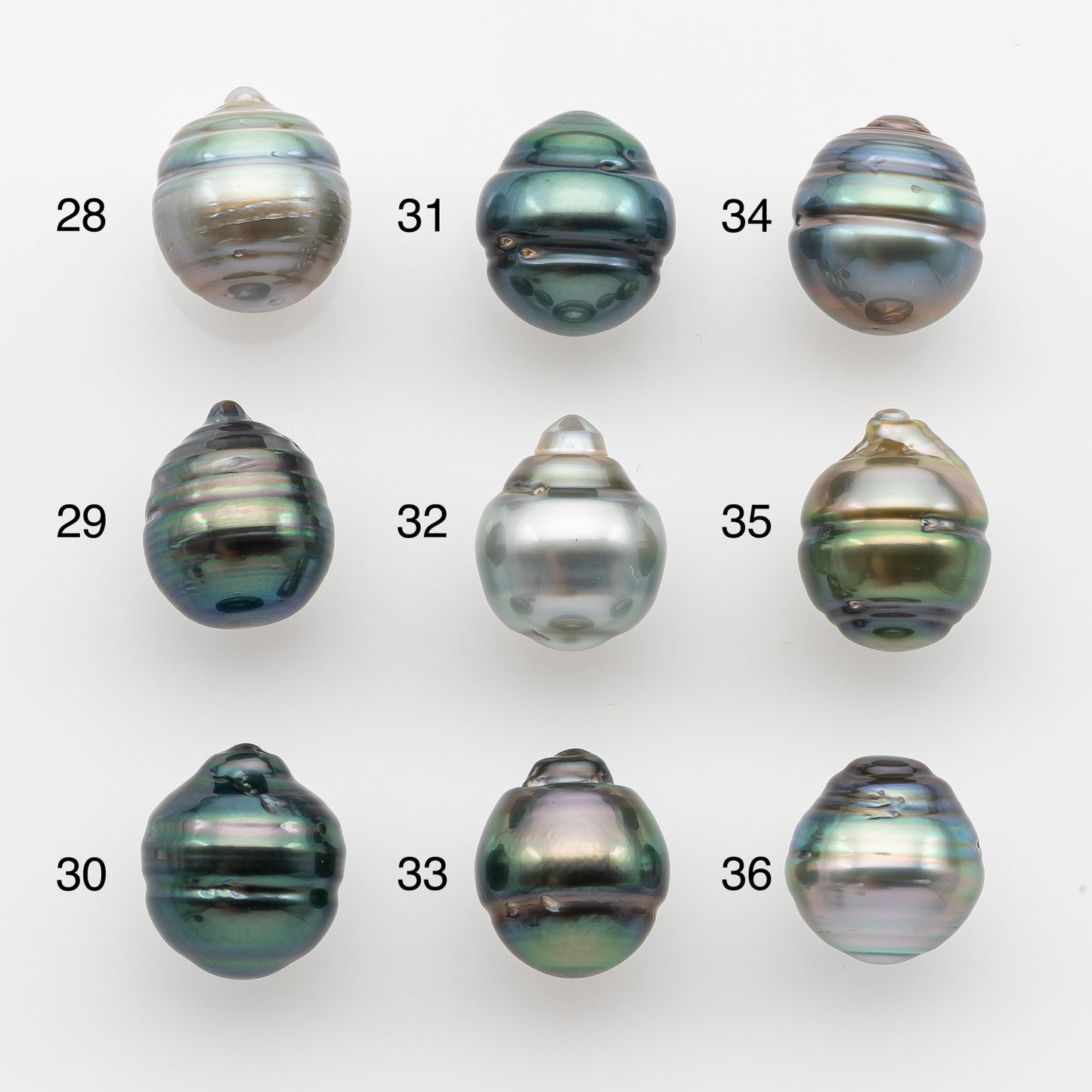 10-11mm Tahitian Pearl, Loose Undrilled with High Luster and for Jewelry Making, SKU # 2749TH