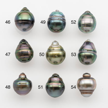 10-11mm Tahitian Pearl, Loose Undrilled with High Luster and for Jewelry Making, SKU # 2749TH