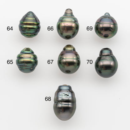 10-11mm Tahitian Pearl, Loose Undrilled with High Luster and for Jewelry Making, SKU # 2749TH