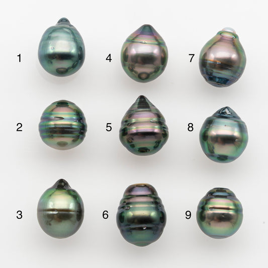 10-11mm Tahitian Pearl, Loose Undrilled with High Luster and for Jewelry Making, SKU # 2750TH