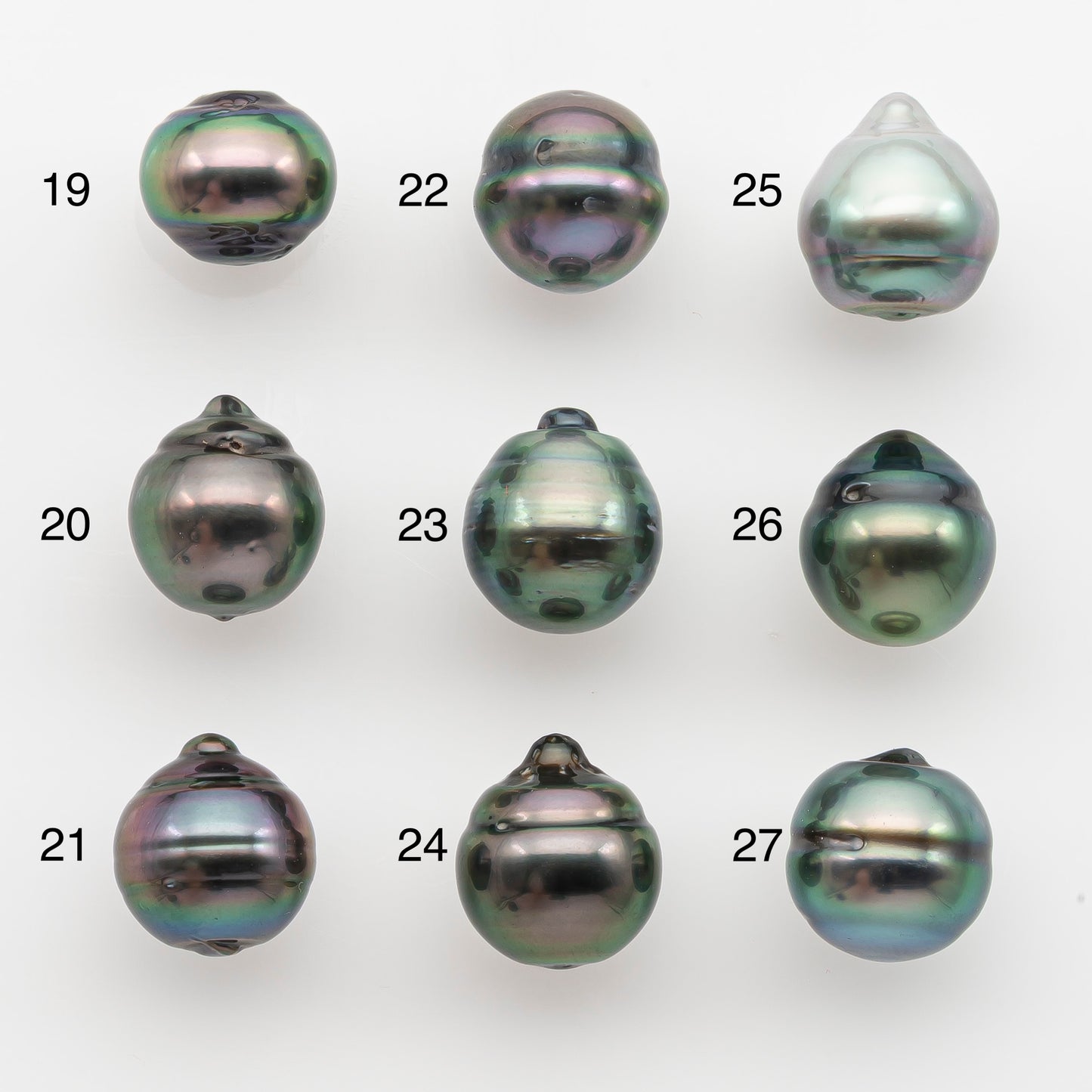 10-11mm Tahitian Pearl, Loose Undrilled with High Luster and for Jewelry Making, SKU # 2750TH