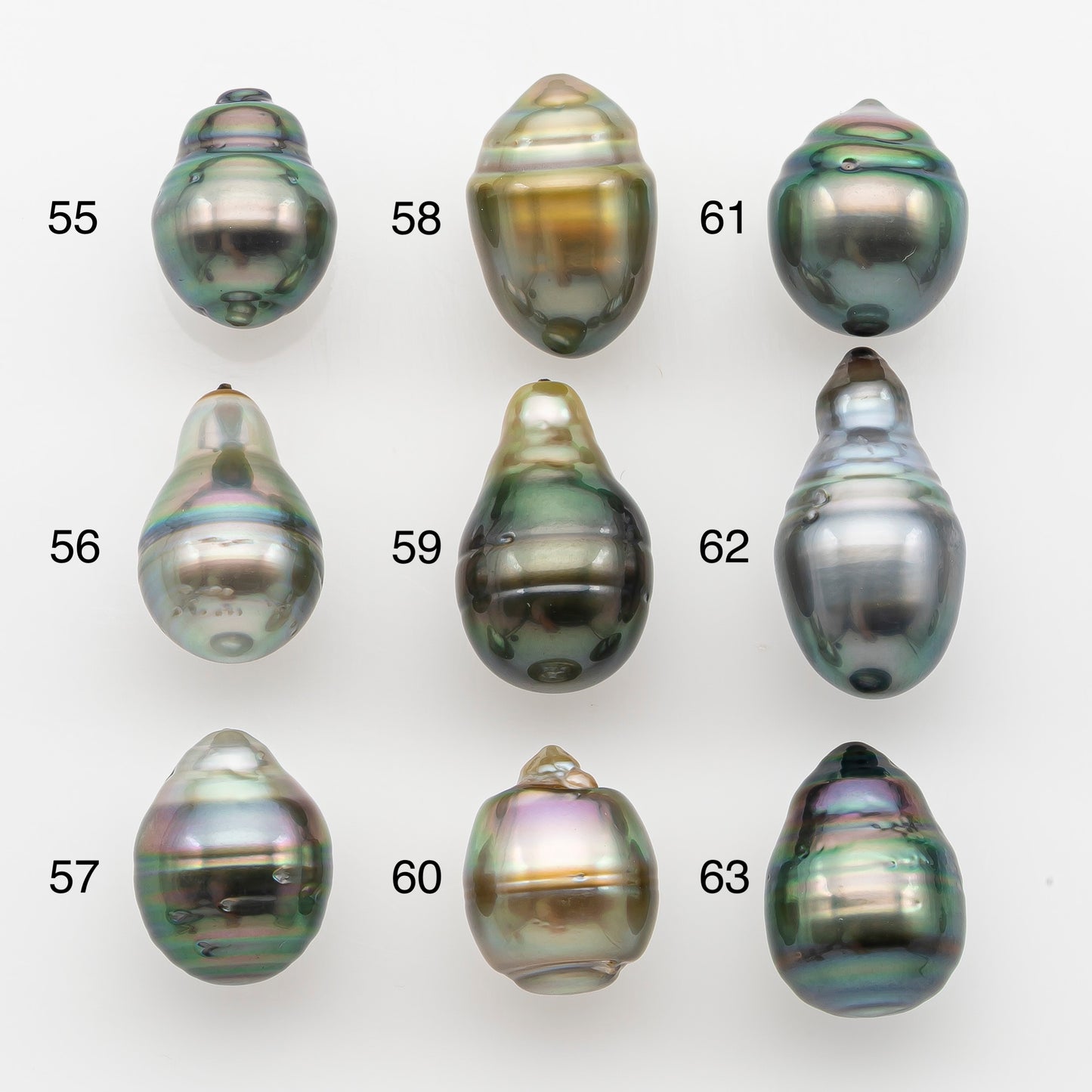 10-11mm Tahitian Pearl, Loose Undrilled with High Luster and for Jewelry Making, SKU # 2750TH