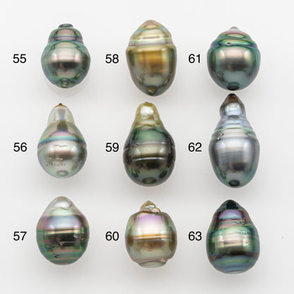 10-11mm Tahitian Pearl, Loose Undrilled with High Luster and for Jewelry Making, SKU # 2750TH