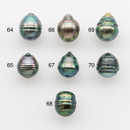 10-11mm Tahitian Pearl, Loose Undrilled with High Luster and for Jewelry Making, SKU # 2750TH