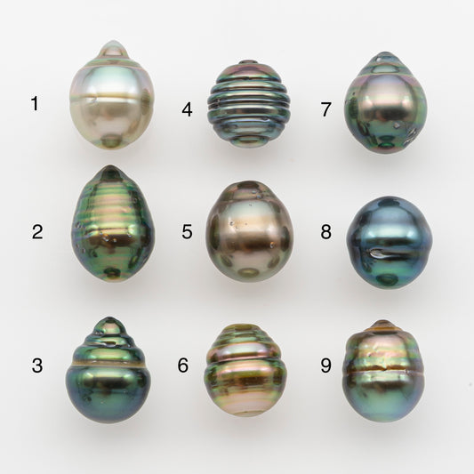 10-11mm Tahitian Pearl, Loose Undrilled with High Luster and for Jewelry Making, SKU # 2751TH