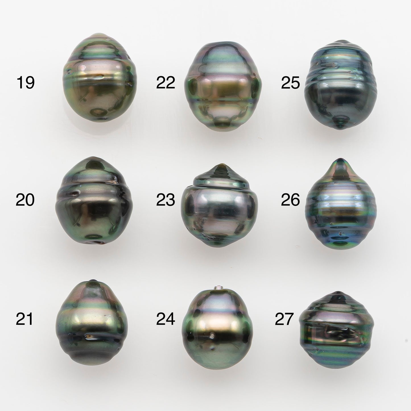 10-11mm Tahitian Pearl, Loose Undrilled with High Luster and for Jewelry Making, SKU # 2751TH