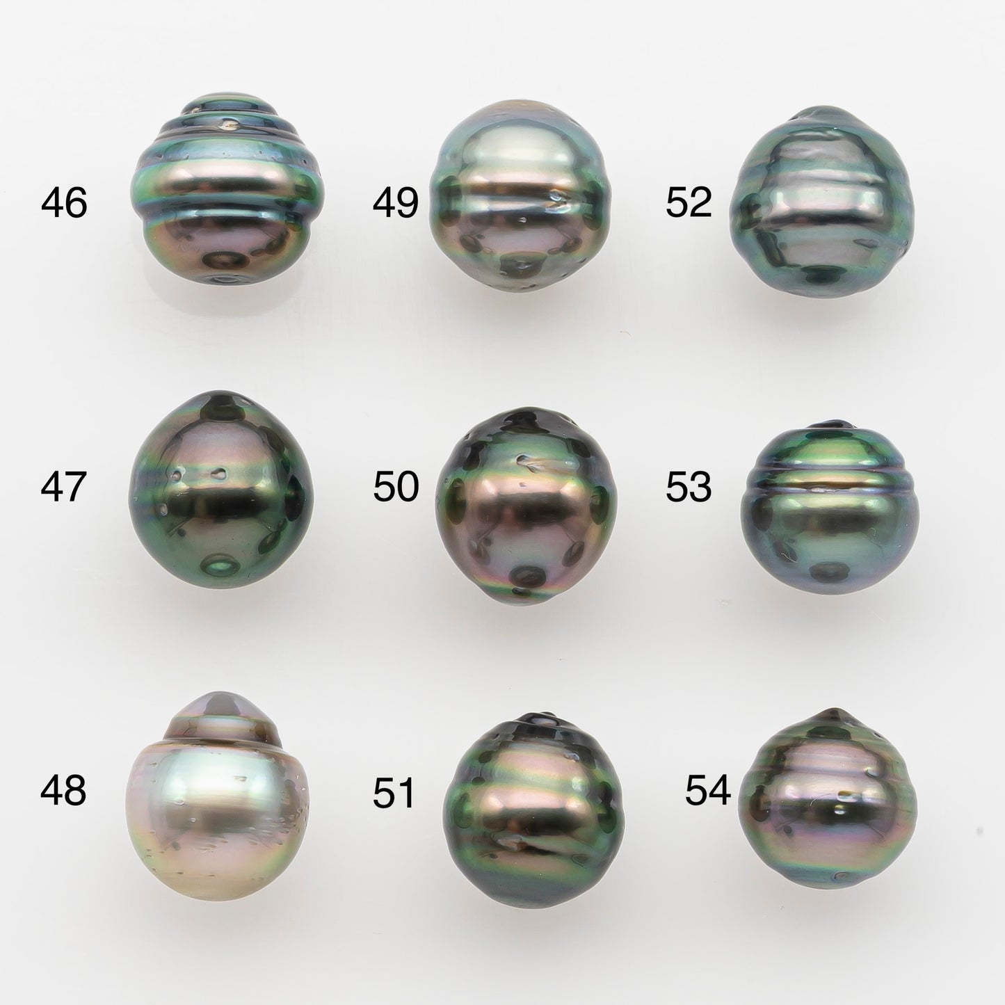 10-11mm Tahitian Pearl, Loose Undrilled with High Luster and for Jewelry Making, SKU # 2751TH