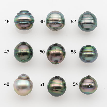 10-11mm Tahitian Pearl, Loose Undrilled with High Luster and for Jewelry Making, SKU # 2751TH