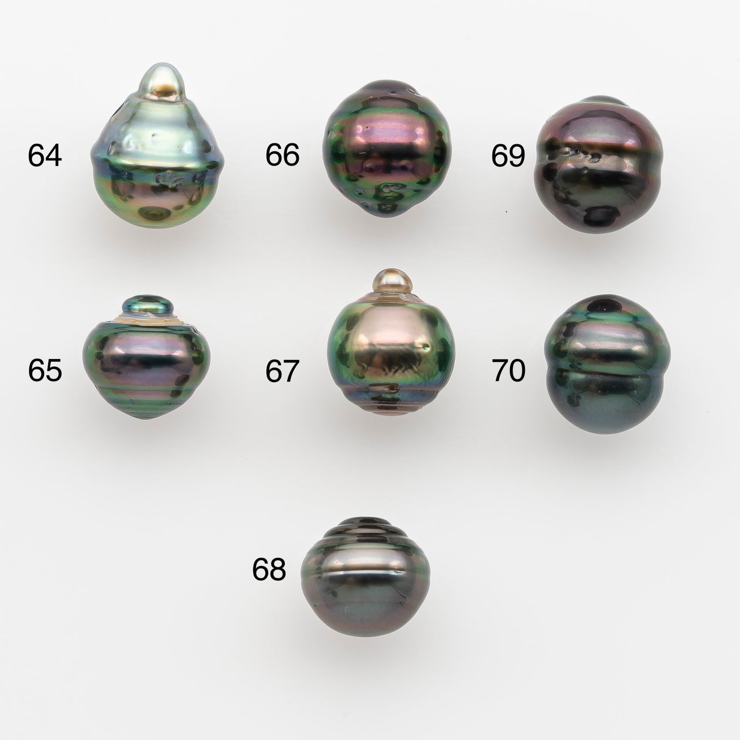 10-11mm Tahitian Pearl, Loose Undrilled with High Luster and for Jewelry Making, SKU # 2751TH
