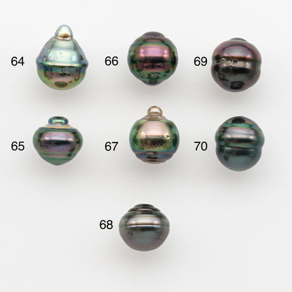 10-11mm Tahitian Pearl, Loose Undrilled with High Luster and for Jewelry Making, SKU # 2751TH