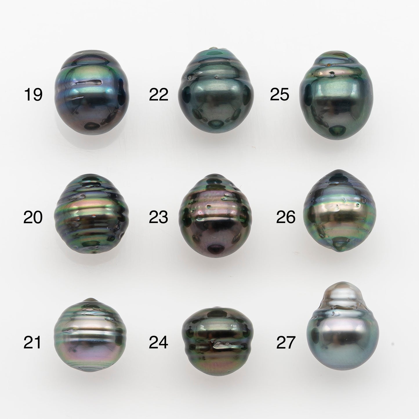 10-11mm Tahitian Pearl, Loose Undrilled with High Luster and for Jewelry Making, SKU # 2752TH