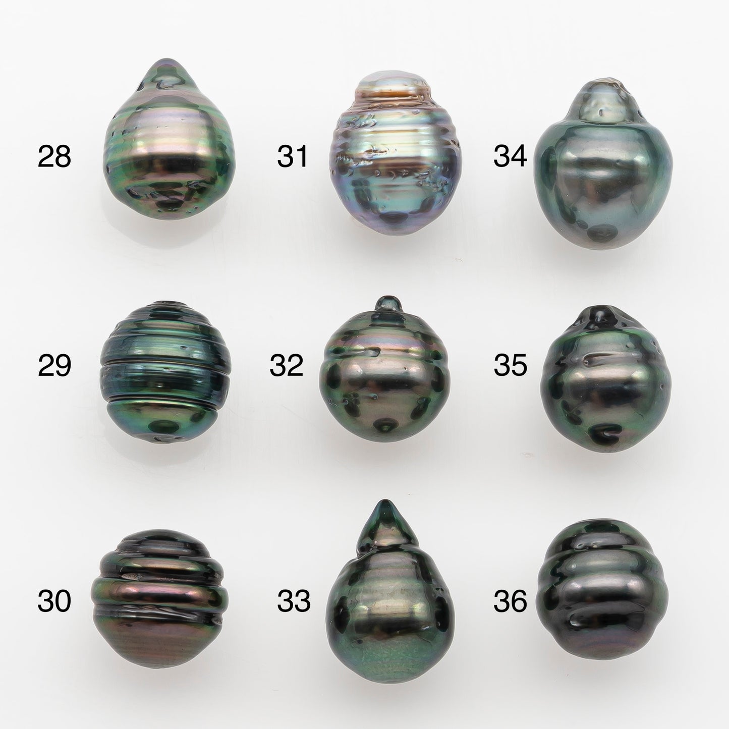 10-11mm Tahitian Pearl, Loose Undrilled with High Luster and for Jewelry Making, SKU # 2752TH