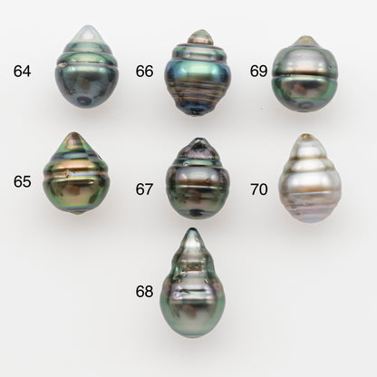 10-11mm Tahitian Pearl, Loose Undrilled with High Luster and for Jewelry Making, SKU # 2752TH