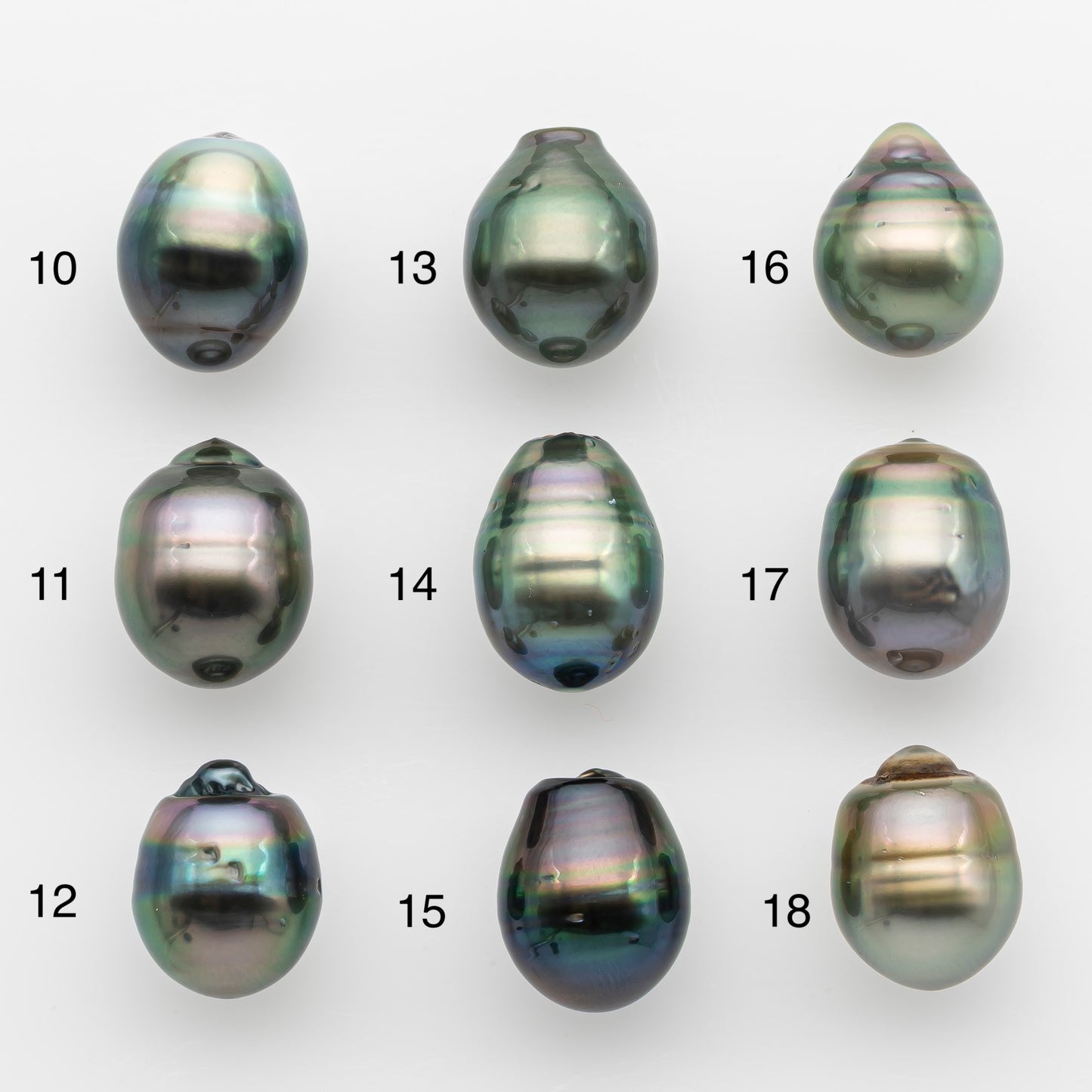 11-12mm Tahitian Pearl, Loose Undrilled with High Luster and for Jewelry Making, SKU # 2757TH