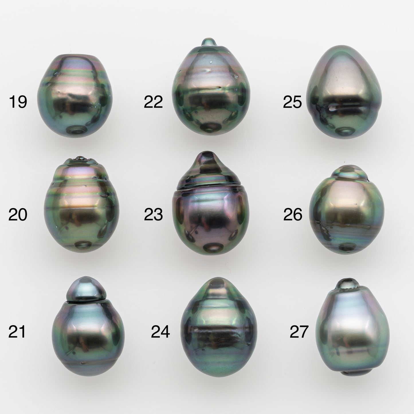 11-12mm Tahitian Pearl, Loose Undrilled with High Luster and for Jewelry Making, SKU # 2757TH