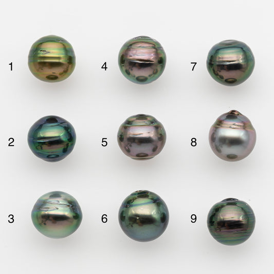 11-12mm Tahitian Pearl, Loose Undrilled with High Luster and for Jewelry Making, SKU # 2758TH