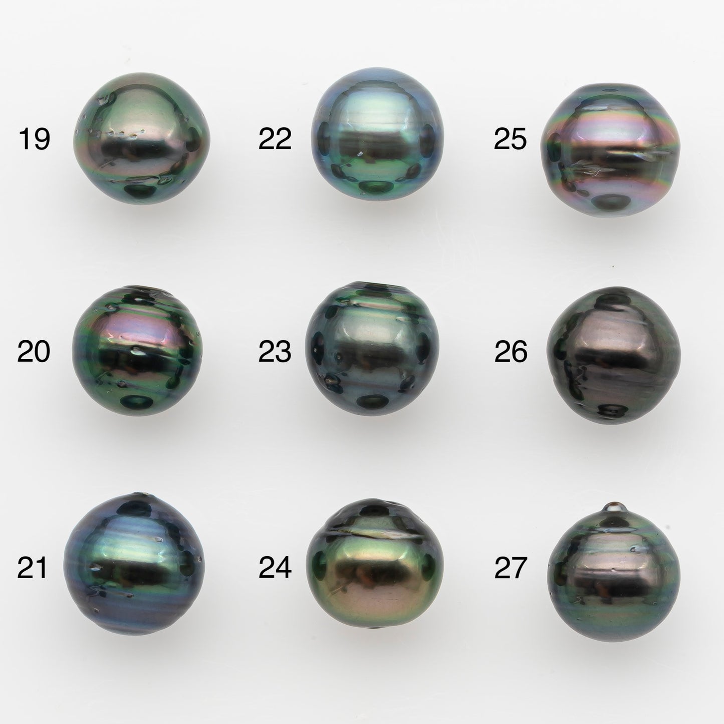 11-12mm Tahitian Pearl, Loose Undrilled with High Luster and for Jewelry Making, SKU # 2758TH
