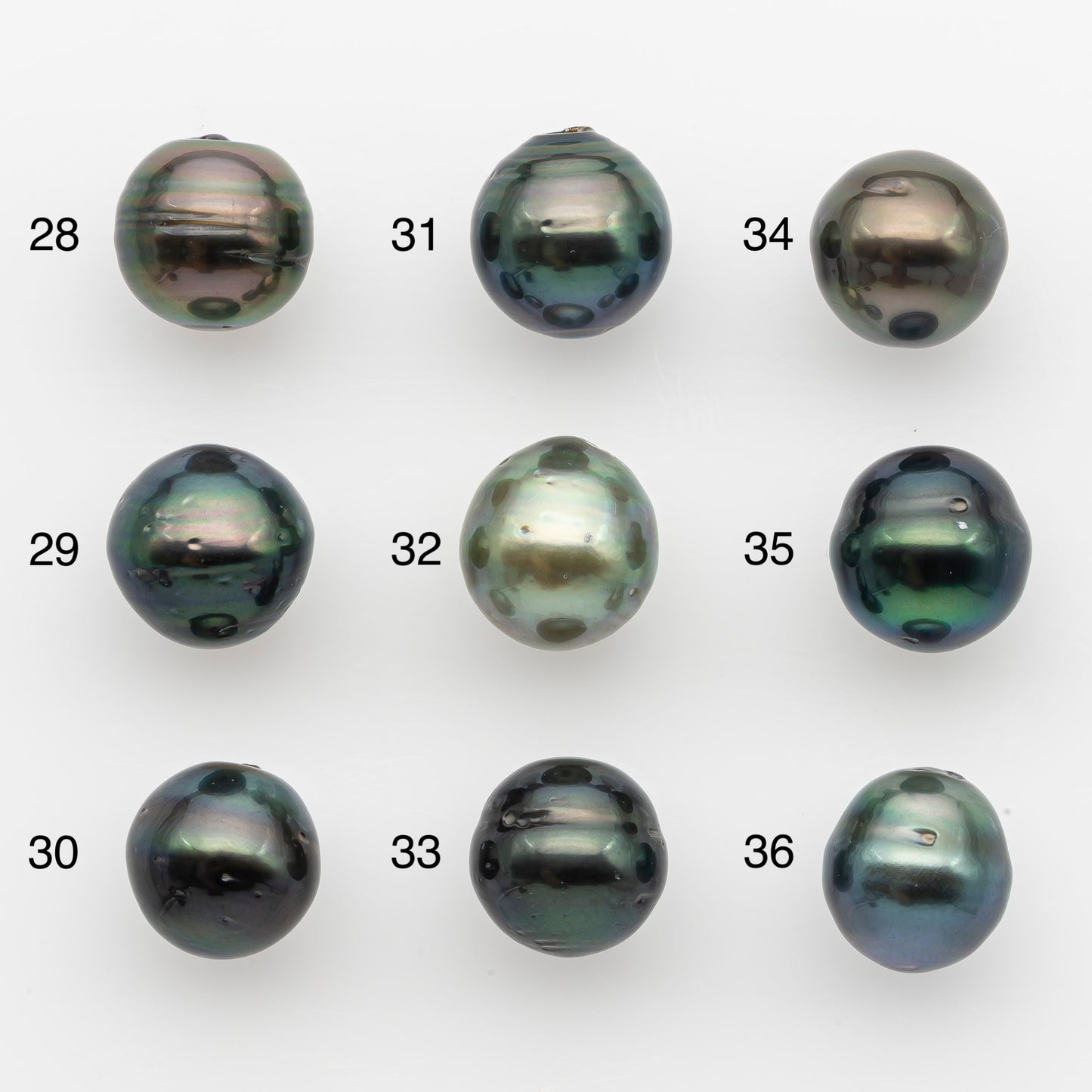 11-12mm Tahitian Pearl, Loose Undrilled with High Luster and for Jewelry Making, SKU # 2758TH