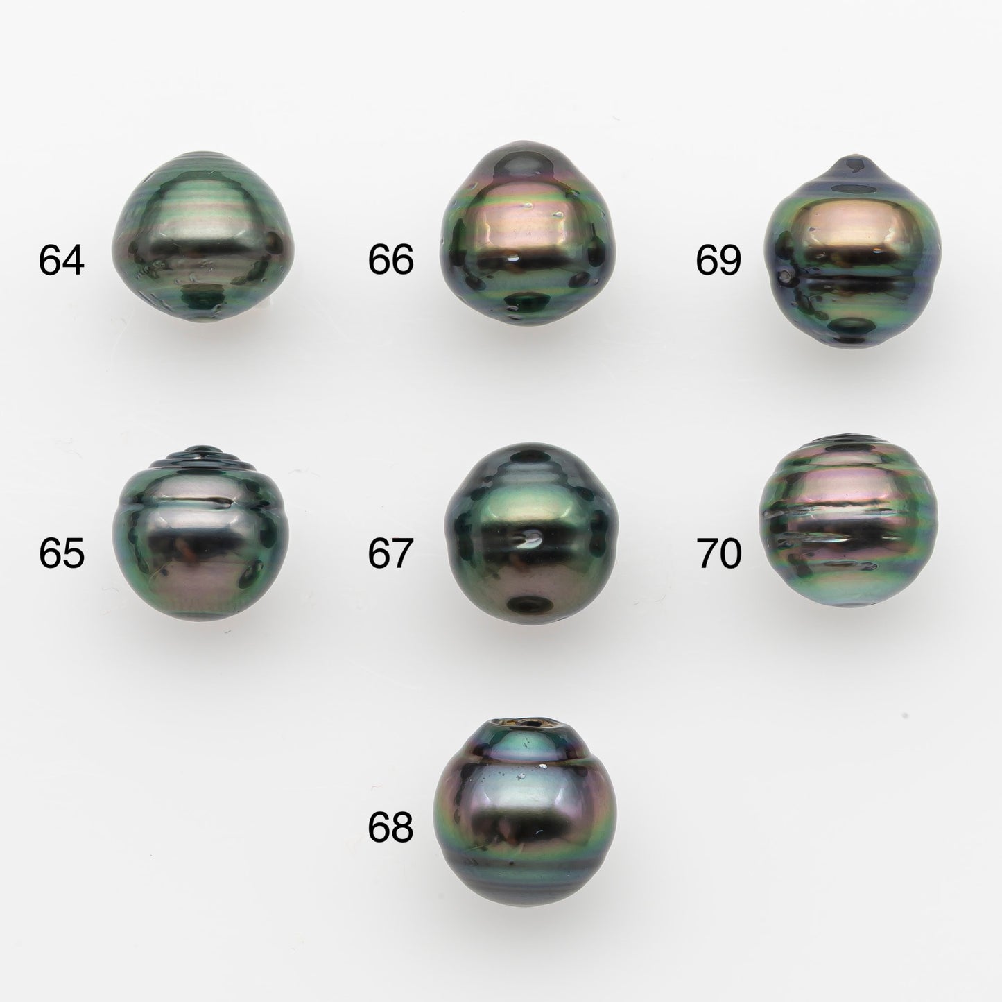 11-12mm Tahitian Pearl, Loose Undrilled with High Luster and for Jewelry Making, SKU # 2758TH
