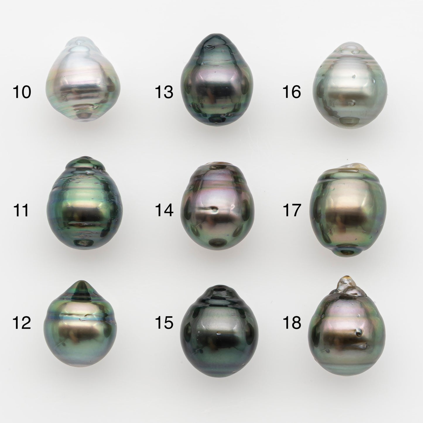 11-12mm Tahitian Pearl, Loose Undrilled with High Luster and for Jewelry Making, SKU # 2760TH
