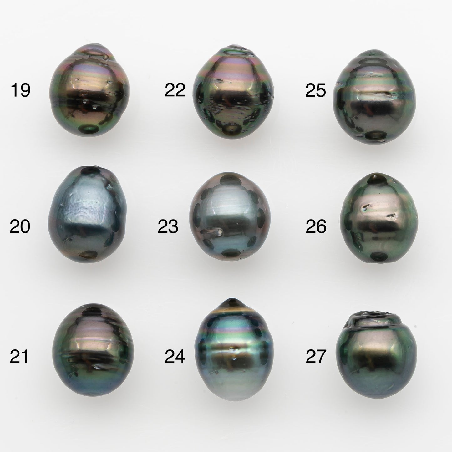 11-12mm Tahitian Pearl, Loose Undrilled with High Luster and for Jewelry Making, SKU # 2760TH