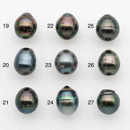 11-12mm Tahitian Pearl, Loose Undrilled with High Luster and for Jewelry Making, SKU # 2760TH