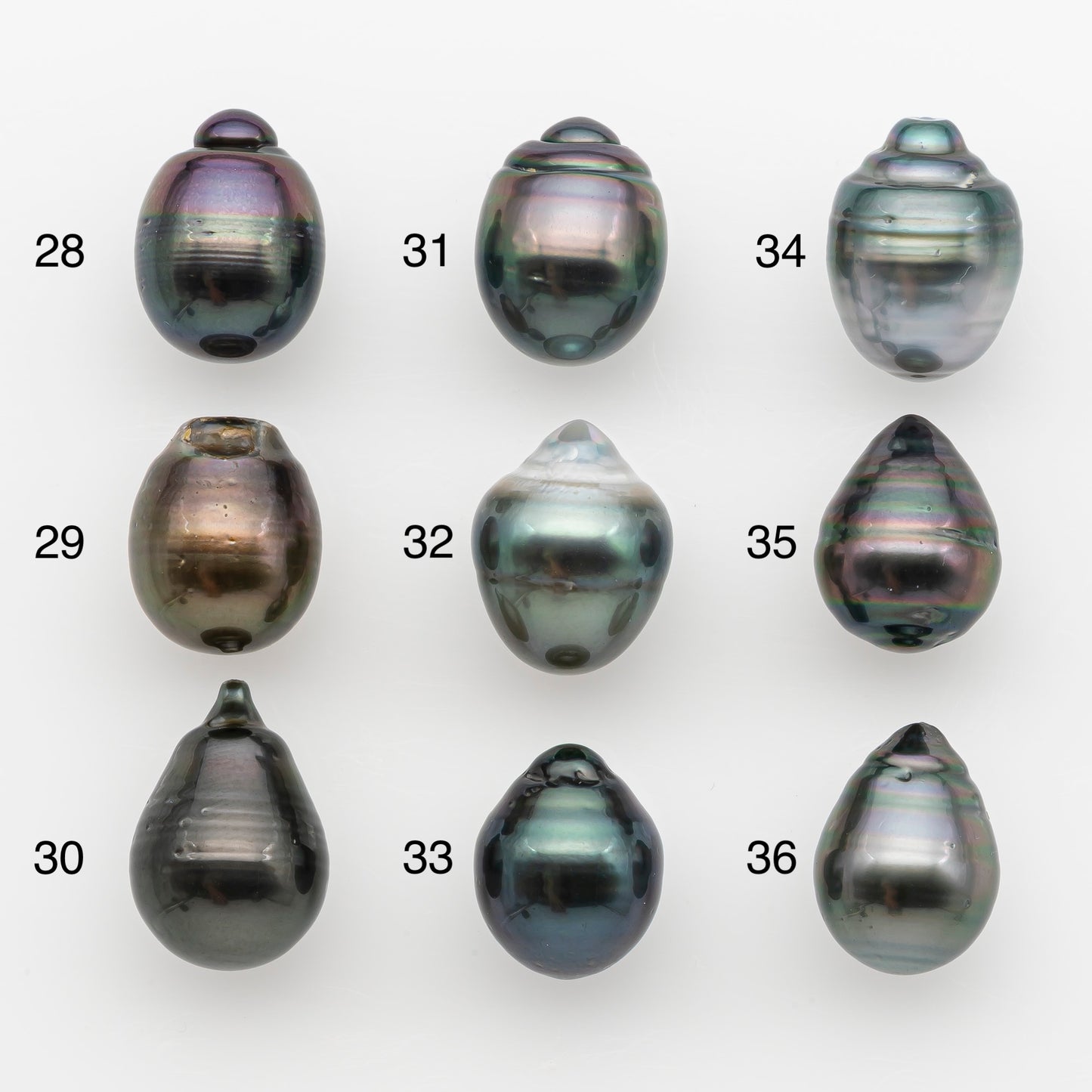 11-12mm Tahitian Pearl, Loose Undrilled with High Luster and for Jewelry Making, SKU # 2760TH