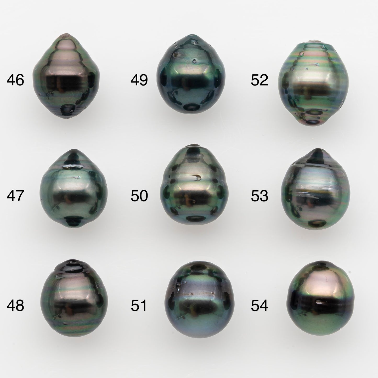 11-12mm Tahitian Pearl, Loose Undrilled with High Luster and for Jewelry Making, SKU # 2760TH