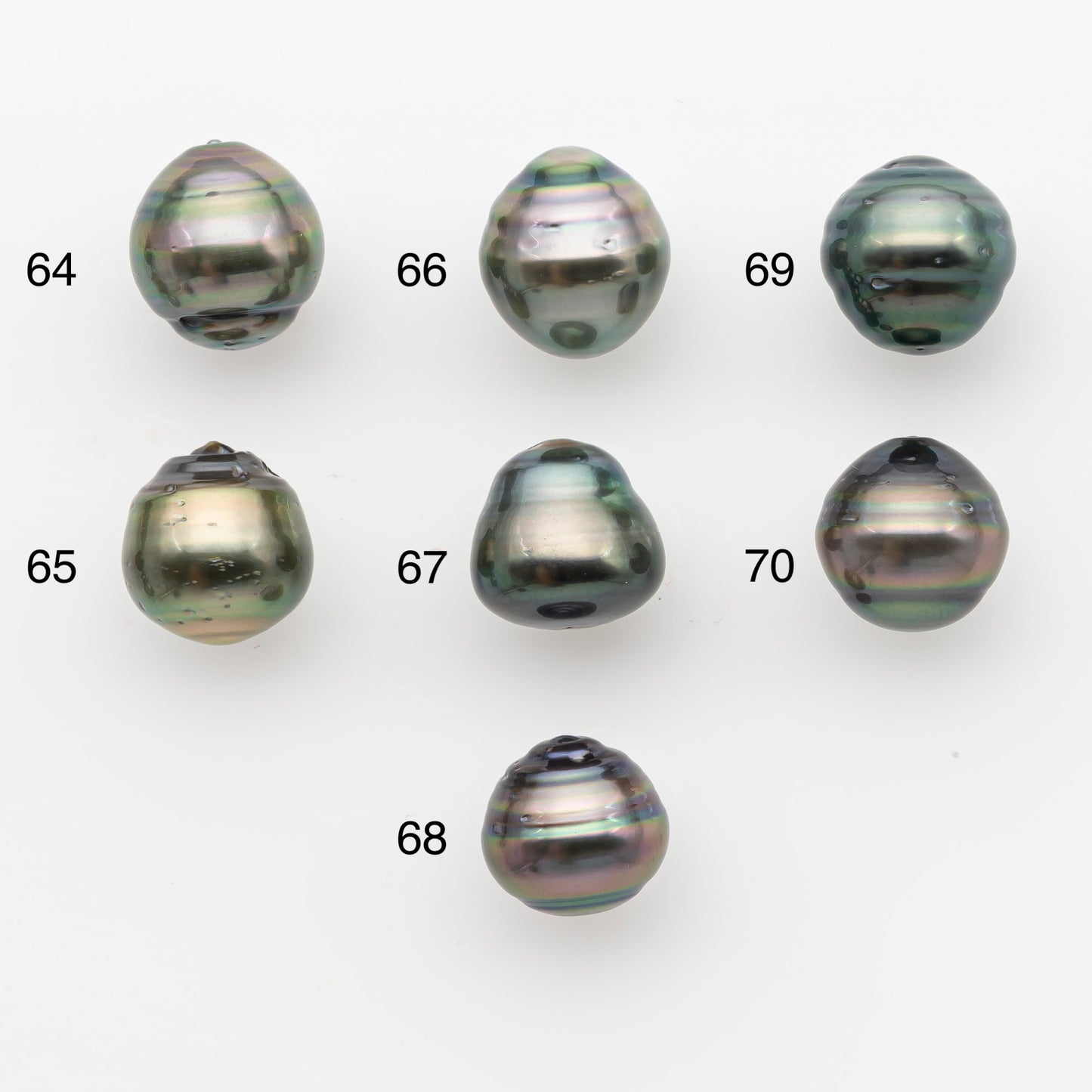 11-12mm Tahitian Pearl, Loose Undrilled with High Luster and for Jewelry Making, SKU # 2760TH