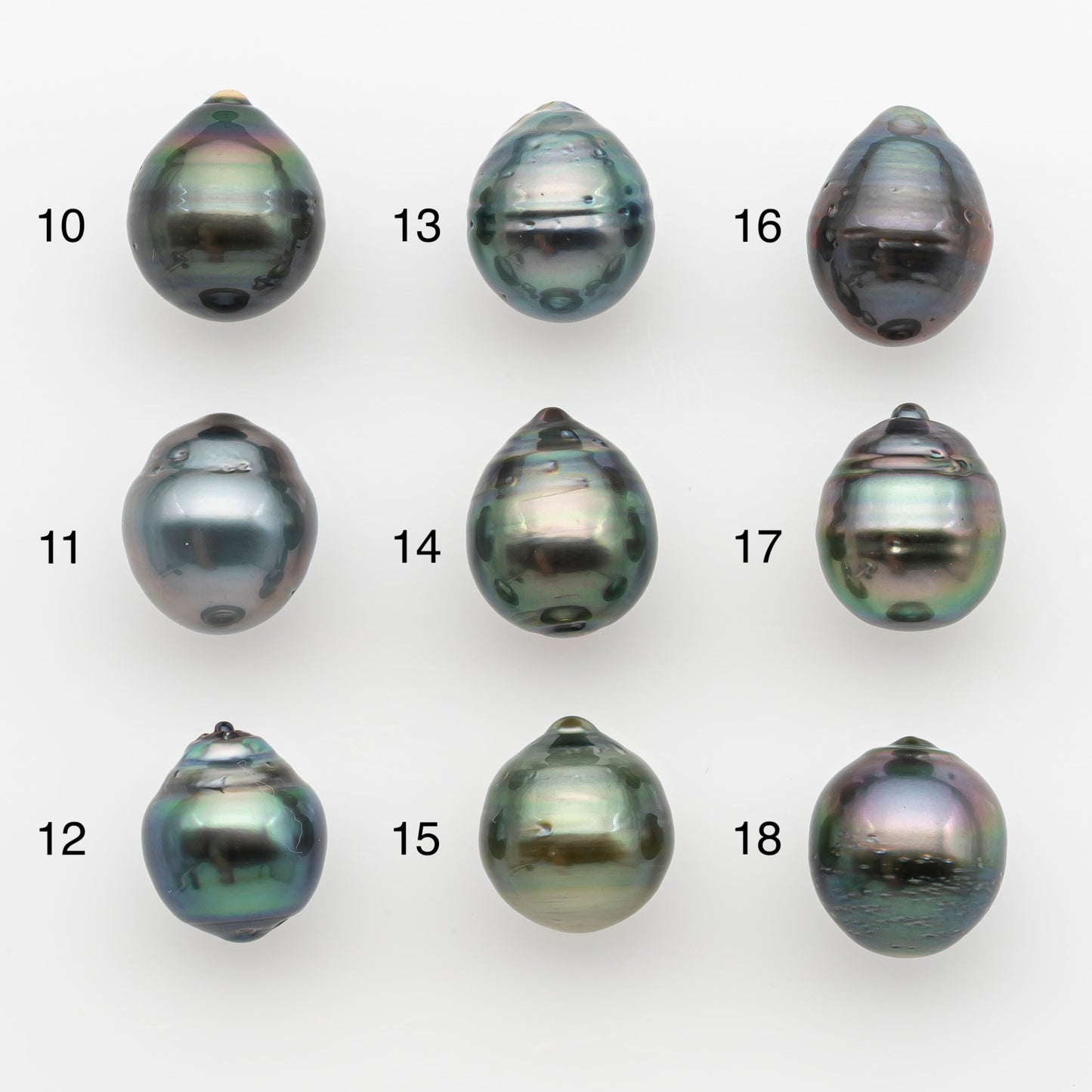 11-12mm Tahitian Pearl, Loose Undrilled with High Luster and for Jewelry Making, SKU # 2761TH