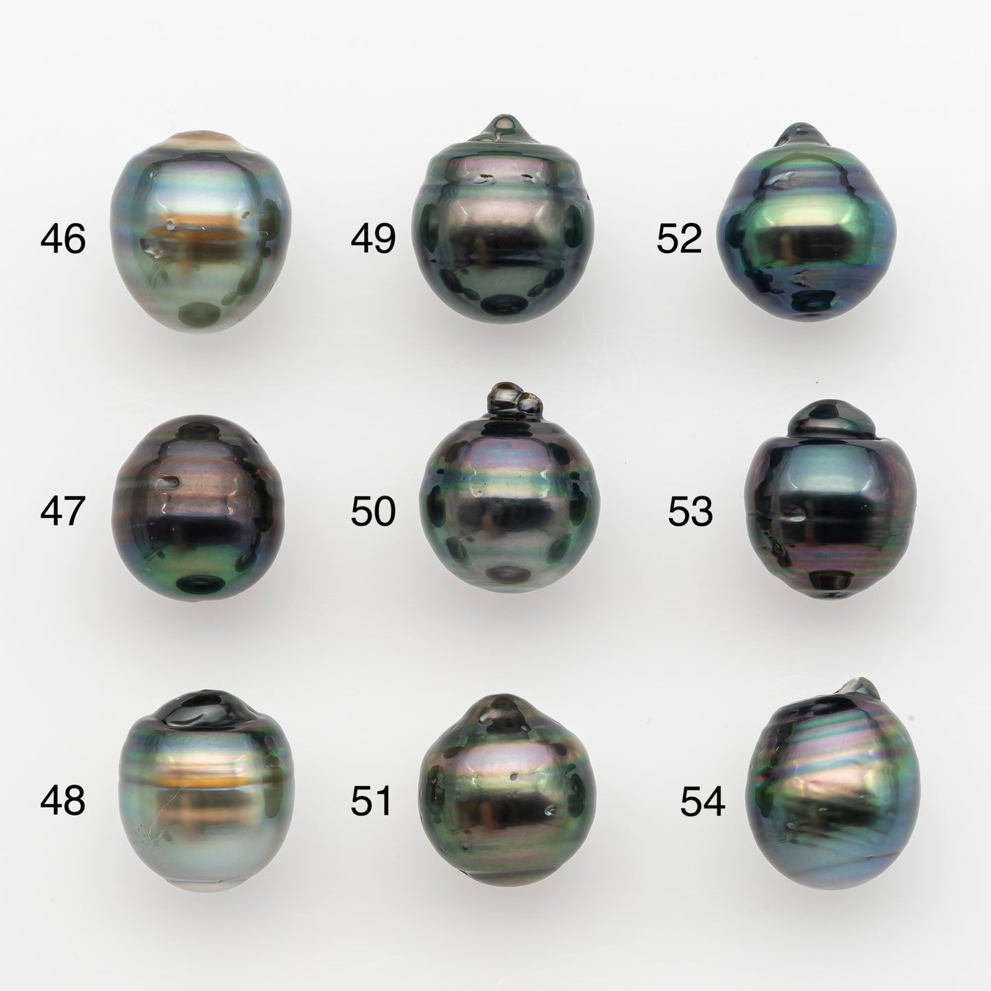 11-12mm Tahitian Pearl, Loose Undrilled with High Luster and for Jewelry Making, SKU # 2761TH