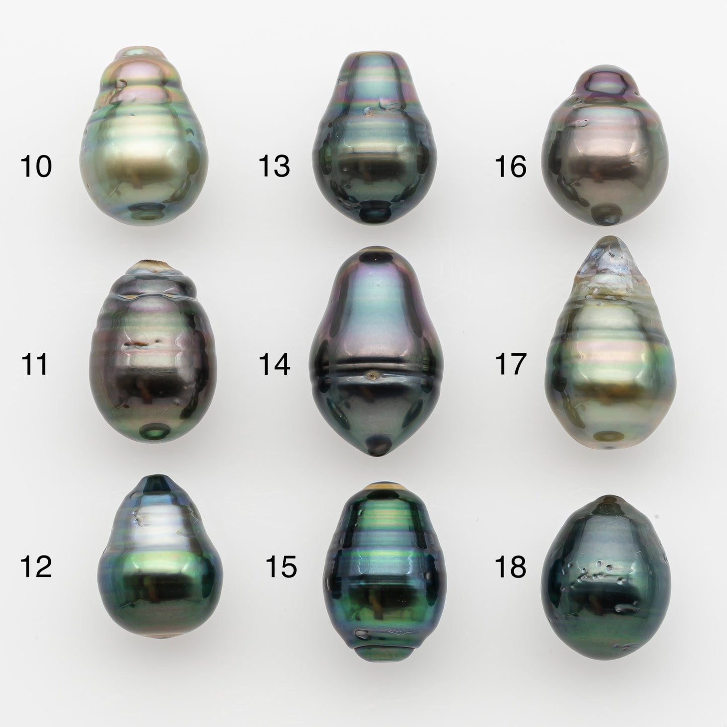 11-12mm Tahitian Pearl, Loose Undrilled with High Luster and for Jewelry Making, SKU # 2762TH