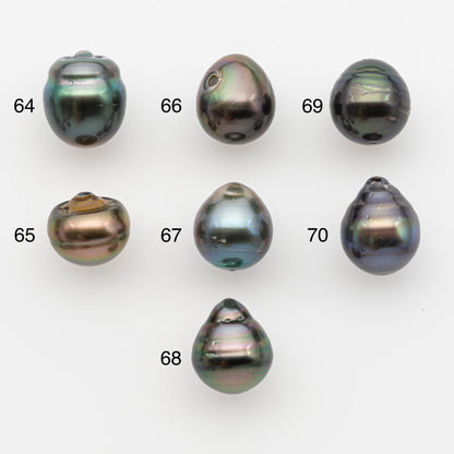 11-12mm Tahitian Pearl, Loose Undrilled with High Luster and for Jewelry Making, SKU # 2762TH