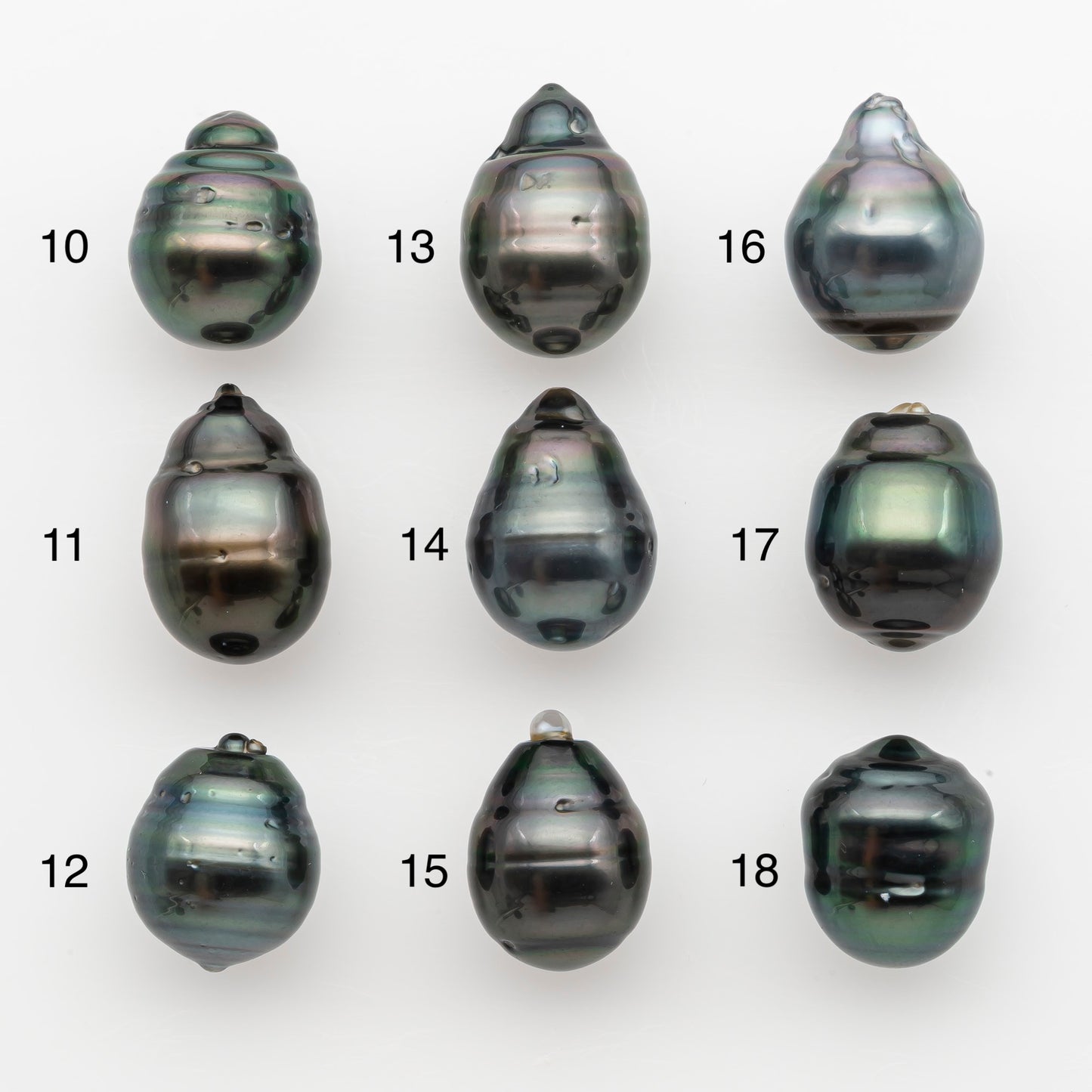 11-12mm Tahitian Pearl, Loose Undrilled with High Luster and for Jewelry Making, SKU # 2763TH