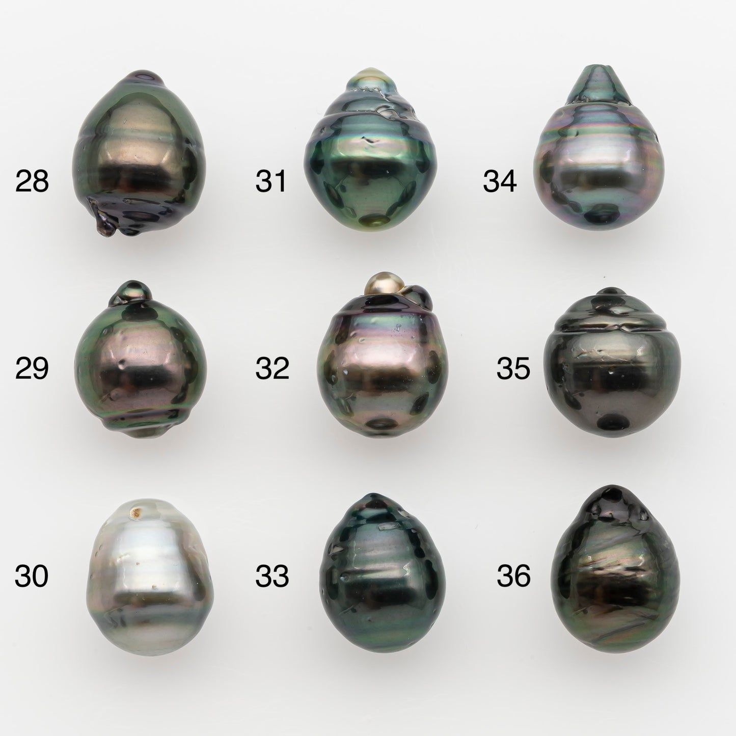 11-12mm Tahitian Pearl, Loose Undrilled with High Luster and for Jewelry Making, SKU # 2763TH