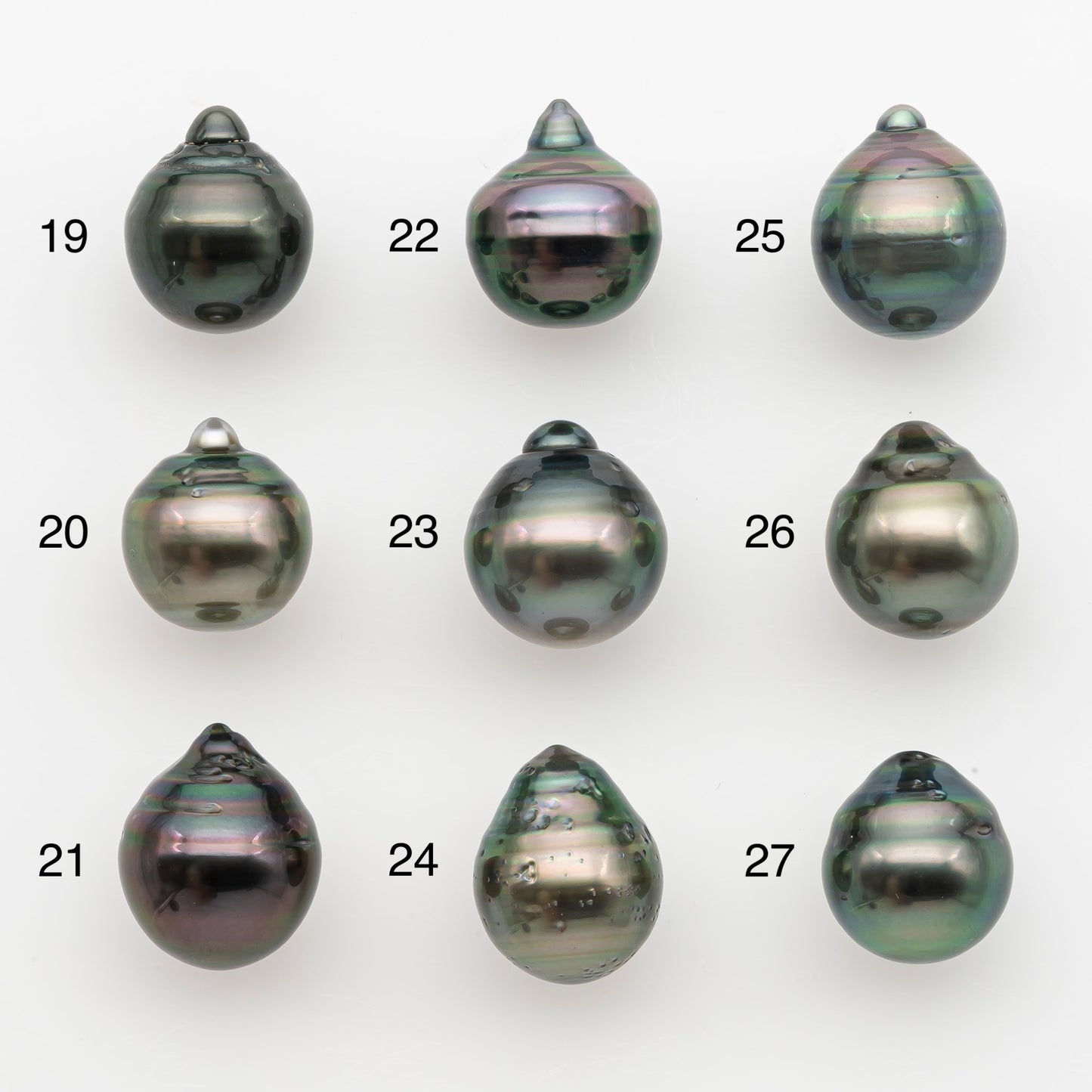 11-12mm Tahitian Pearl, Loose Undrilled with High Luster and for Jewelry Making, SKU # 2764TH