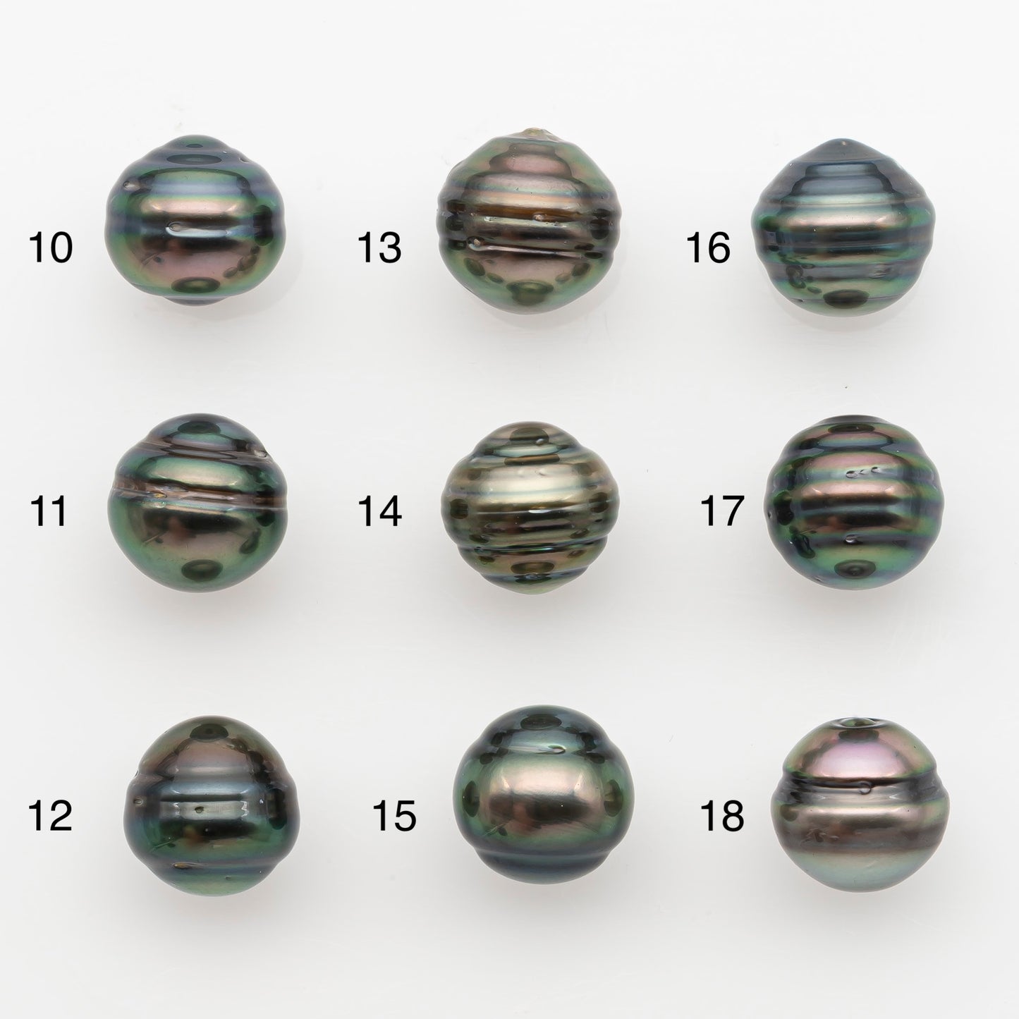 11-12mm Tahitian Pearl, Loose Undrilled with High Luster and for Jewelry Making, SKU # 2765TH