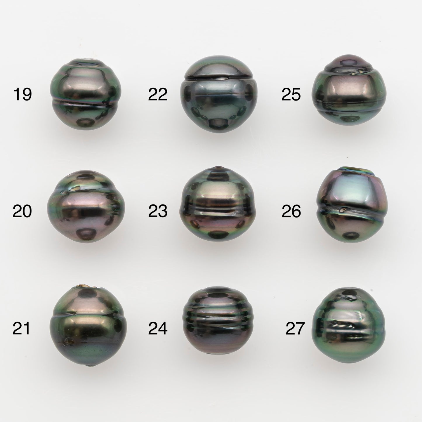 11-12mm Tahitian Pearl, Loose Undrilled with High Luster and for Jewelry Making, SKU # 2765TH