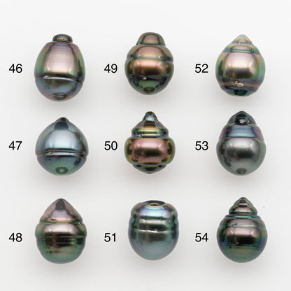 11-12mm Tahitian Pearl, Loose Undrilled with High Luster and for Jewelry Making, SKU # 2765TH