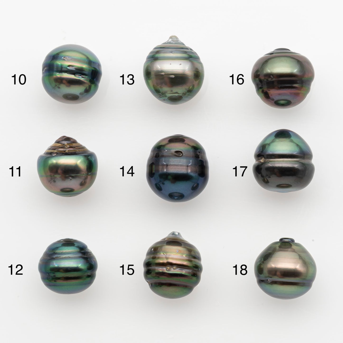 11-12mm Tahitian Pearl, Loose Undrilled with High Luster and for Jewelry Making, SKU # 2766TH